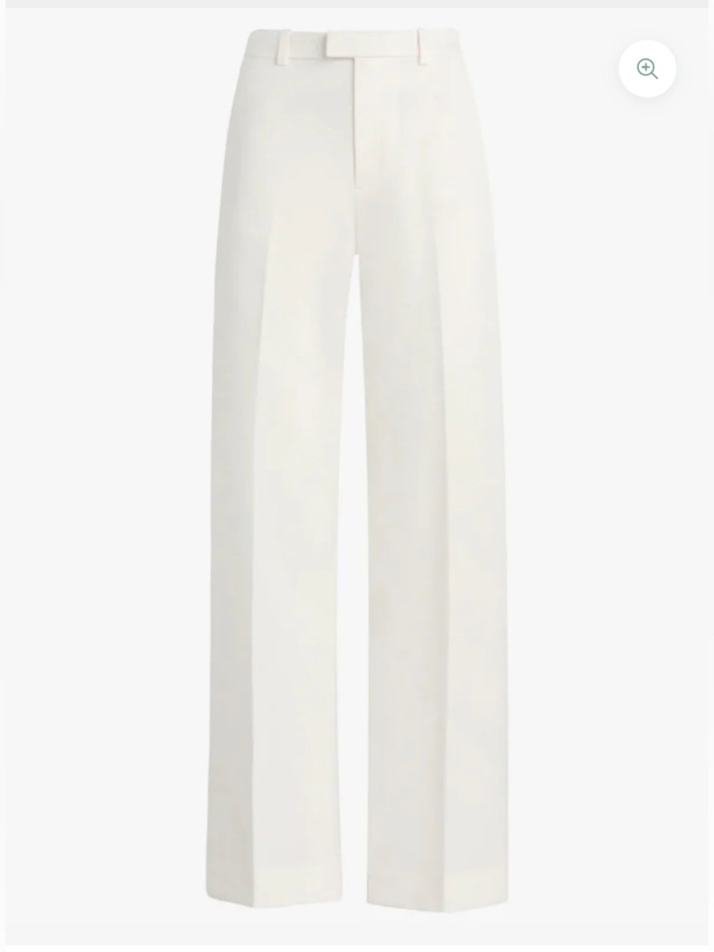 Casual Corner Off-White Straight Trousers